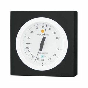 【新品】(まとめ)EMPEX 温度・湿度計 MONO 温度・湿度計 MN-4821 ホワイト【×3セット】