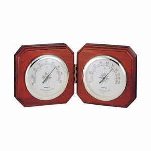 【新品】EMPEX 温度・湿度計 インペリアル 温度・湿度計 置用 TM-711 ブラウン
