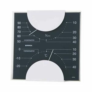 【新品】EMPEX 温度・湿度計 MONO 温度・湿度計 MN-4812 ブラック