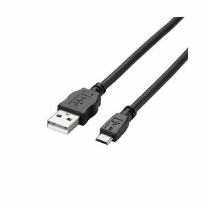 【新品】(まとめ)エレコム 2A対応MicroUSB(AMicroB)ケーブル TB-AMB2A08BK【×5セット】