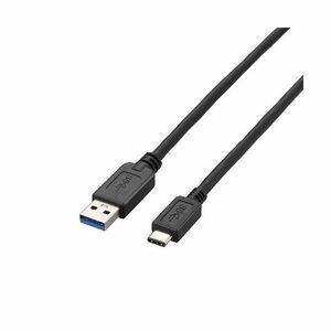 【新品】(まとめ)エレコム USB3.1ケーブル(A-TypeC) USB3-AC10BK【×2セット】