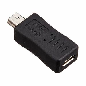 【新品】（まとめ）変換名人 変換プラグ microUSB（メス）→miniUSB（オス） USBMCB-M5A【×20セット】