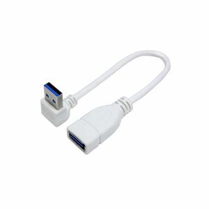 【新品】(まとめ)変換名人 USB3.0L型ケーブル延長20(上L) USB3A-CA20UL【×5セット】
