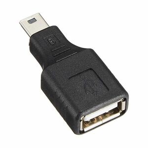 【新品】(まとめ)変換名人 USB A(メス)→miniUSB(オス) USBAB-M5AN【×20セット】