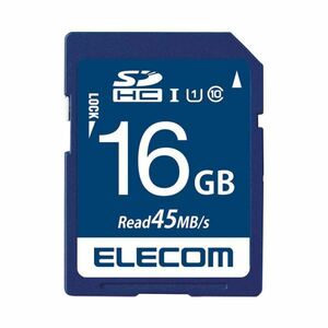 【新品】（まとめ） エレコム SDHCメモリカード 16GB MF-FS016GU11R【×5セット】