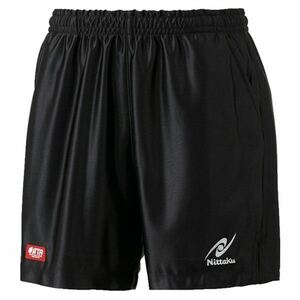 【新品】ニッタク（Nittaku）卓球パンツ RUMISTAR SHORTS（ルミスターショーツ）男女兼用 NW2503 ブラック 3S