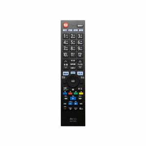 【新品】（まとめ） ミヨシ TV用リモコン 東芝対応 MRC-TS01 【×2セット】