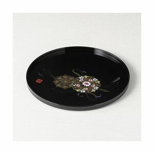 【新品】（まとめ） 花てまり 9.0丸盆 K20106634 【×3セット】