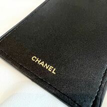 シャネル CHANEL チェーン ショルダー ブラック ノベルティ ポーチ スマホケース 携帯ケース ブラック 斜めがけ カードケース 箱付き_画像7