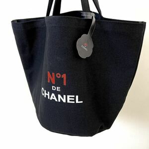 値下げ！新品未使用 CHANEL シャネル トートバッグ エコバッグ ブラック バッグ 送料無料 ロゴ カメリア 非売品 ブランド ノベルティ