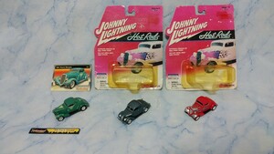 JOHNNY LIGHTNING ジョニーライトニング　ミニカー　FORD COUPE フォード　クーペ　激レアセット　’34 / ’37 / ’’34 