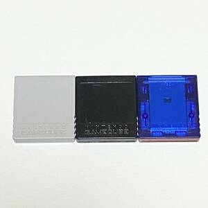 任天堂　ゲームキューブ　メモリーカード　3点　まとめ　DOL-008　DOL-014