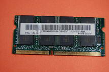 中古 メモリ ノート用 144Pin DIMM SDRAM 64MB ジャンク扱いにて NAADGH3N_画像1