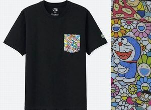 新品 サイズL 限定 村上隆 ユニクロ ドラえもん UT Tシャツ ドラえもん展 ゆず お花 フラワー UNIQLO