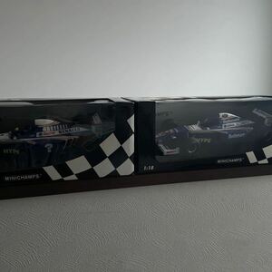 未使用　未開封　ミニチャンプス　1/18 ウイリアムズ　FW19 ルノー　German Driver 2個セット