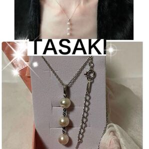 田崎真珠ネックレス 3連パール お上品 レアー
