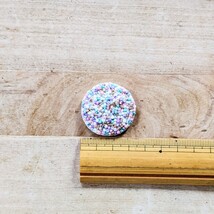 hi　ハンドメイド　刺繍　ブローチ　つぶつぶ　ビーズ　セレモニー　丸　贈り物　プレゼント　卒業式　入学式_画像9