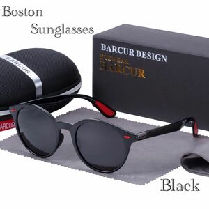 サングラス ボストン メガネ 伊達メガネ UV400　紫外線カット　日焼け対策　男女兼用 メンズ レディース