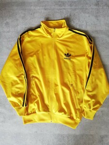 90s adidas ファイヤーバード デカロゴ ジャージ トラックジャケット アディダス 黄色 ヴィンテージ ATP イエロー 初期 アーカイブ 80s