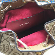 ☆新品☆TORY BURCH/トリーバーチバッグ ブラウン バケットバッグ トートバッグ ショルダーバッグ 2WAYバッグ 箱あり アウトレット品_画像7