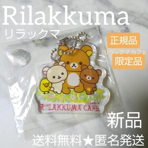 【カフェ限定品】リラックマ★ダイカットアクリルホルダー(なかよし)新品