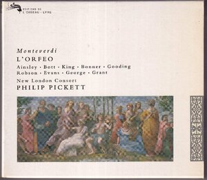 L'OISEAU-LYRE　モンテヴェルディ　「オルフェオ」　ピケット/ニュー・ロンドン・コンソート　2CD