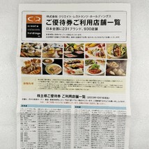 クリエイトレストランツ 株主優待券 8000円分　期限2024年5月31日_画像5