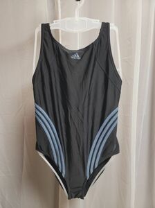 B-13 adidas製 スポーツ競泳水着 サイズ2XOT 特大サイズ (検索 スイミングクラブ フィットネス Oバック アディダス