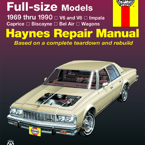 Chevrolet（シボレー）インパラ/カプリス/ベルエア 1969-1990年 英語版 整備解説書の画像1
