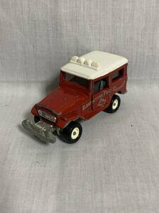 レア日本製【お値打】トミカ トヨタ ランドクルーザー ADVENTURE FIELD WAKAMIYA（ 赤）FJ40