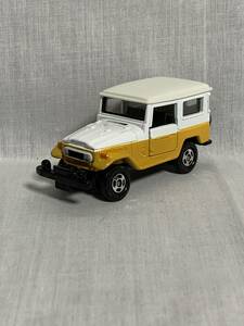 特注JUSCOセットばらし【お値打】トミカ　トヨタランドクルーザーFJ40 1台（白／黄）