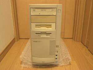 ■メンテナンス済■PC-9821 V13 (タワー型) + FDD x2 + RAM 47MB + CF(2GB) + SCSI + DVD/CD + 電池新品交換