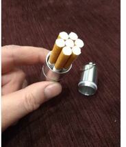 ロング　送料無料　アルミ　シガレット　たばこ　タバコ　ボックス　ピルケース　防水　薬　カプセル　キーホルダー_画像6