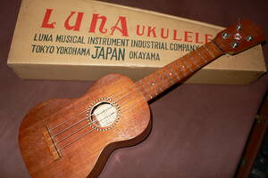 希少極美品 MIJ LUNA No.350 ソプラノウクレレ 1960年代中期 KAMAKA Model