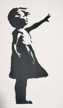 バンクシー Banksy 赤い風船に手を伸ばす少女 WCP リプロダクション シルクスクリーン Girl with Red Balloon WEST COUNTRY PRINCE_画像5