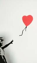 バンクシー Banksy 赤い風船に手を伸ばす少女 WCP リプロダクション シルクスクリーン Girl with Red Balloon WEST COUNTRY PRINCE_画像6