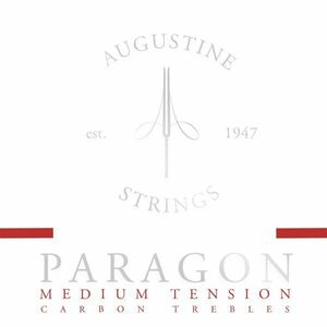 ★AUGUSTINE オーガスチン Paragon/Red Medium Tension フロロカーボン高音弦 クラシックギター弦 1セット★新品/メール便