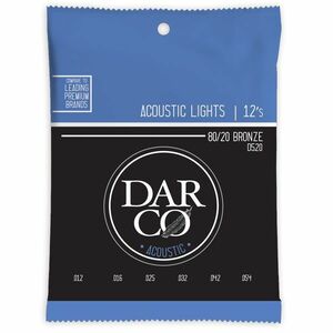 ★DARCO ダルコ D520 [12-54] ACOUSTIC/Light アコースティックギター弦 3セット★新品/メール便