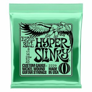 ★ERNIE BALL アーニーボール 2229 [08-42] HYPER SLINKY エレキギター弦 12セット★新品送料込