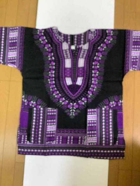 《 新品 送料込み 》Lサイズ ダシキ 民族衣装 アフリカン 男女兼用 ⑦