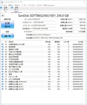 11101925【送料無料】【動作確認済み】　SanDisk 内蔵ハードディスク　SSD 256GB　_画像2