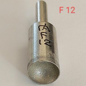 F12 内径12mm 研削 丸カップ型 ダイヤモンドビット