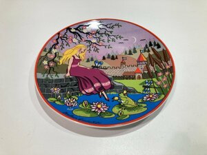 【01t1030117】E&A Bockling プレート 西ドイツ製 グリム童話 “Froschkonig” カエルの王様 絵皿 飾り皿 NEUDENAU