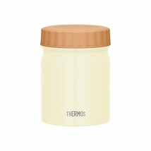 未使用品 送料無料【k0820】THERMOS サーモス 真空断熱スープジャー 400ml JBT-401 ステンレス クリームホワイト 定価5,500円_画像1