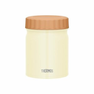 未使用品 送料無料【k0820】THERMOS サーモス 真空断熱スープジャー 400ml JBT-401 ステンレス クリームホワイト 定価5,500円