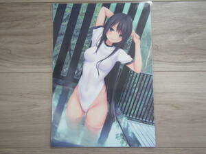 [1-A-01] Coffee Kizoku White Peak white .. flower A4 size cut . laminate both sides printing poster illustration .. beautiful young lady * including in a package possible 59