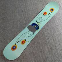 スノーボード 板 GOHST BOARD wire flower 143cm キャンバー スノボ 雪板 USED 　【2416】_画像1