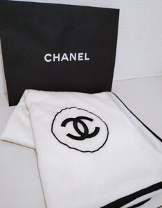 ☆送料無料　百貨店購入　CHANEL　シャネル　カシミヤ×シルクストール　マフラー　ホワイト　定番　中古☆