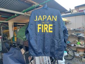 送料無料　激レア　japan fire 119 ニューヨークテロ911　消防士派遣　日本　ジャンバー　ブルゾン