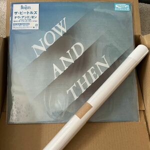 The Beatles now and then ビートルズ　ナウアンドゼン　12インチ　黒盤　新品未開封　ポスター付き